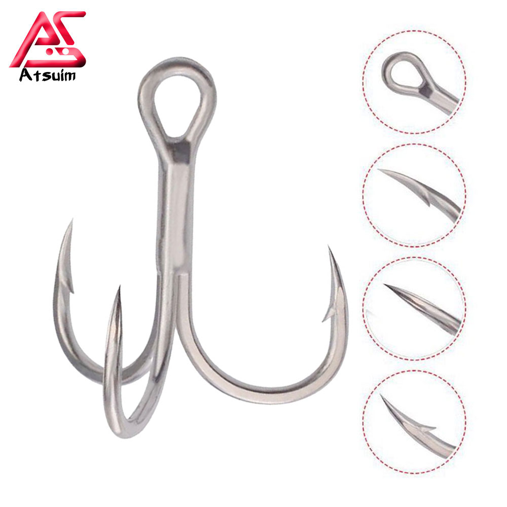 Fishing Hook Assortment - AS 100 шт. тройные крючки 4X