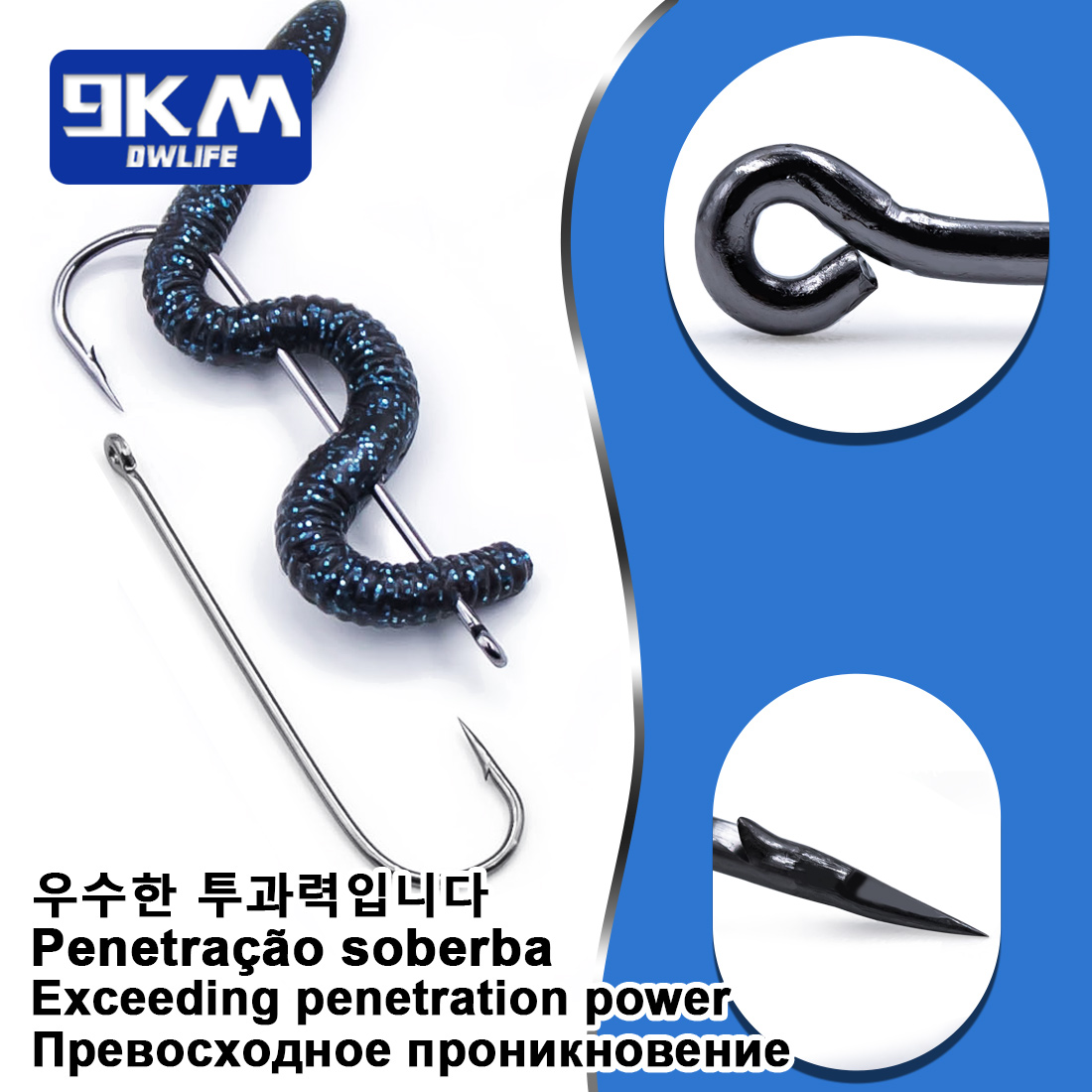 Рыболовные крючки 9KM Aberdeen – обзор и цена Fishing Hook Assortment