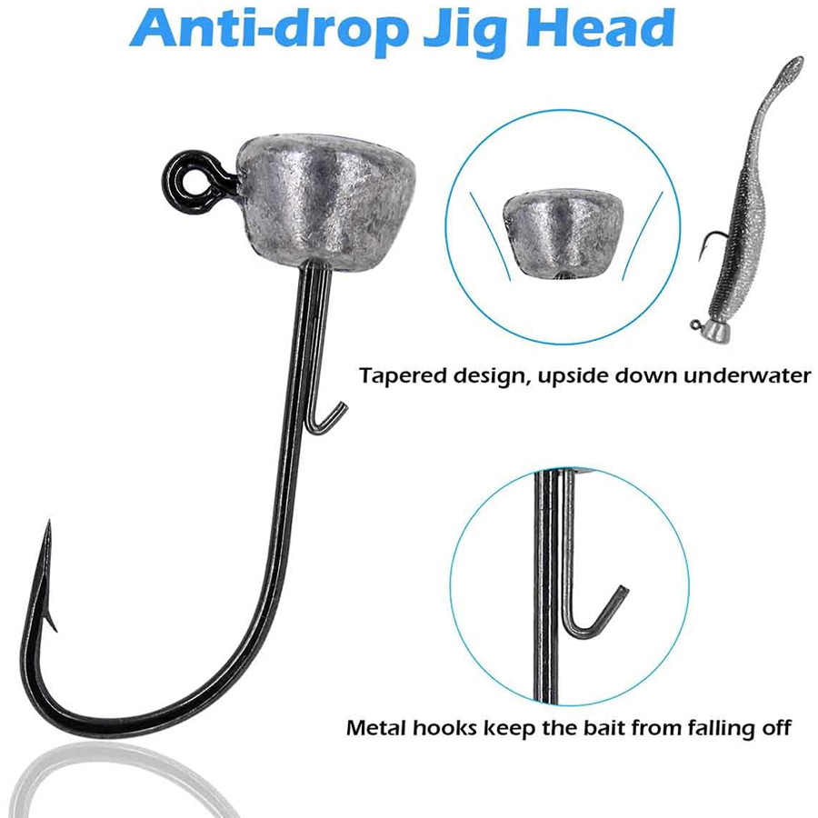 Рыболовные снасти с грибной го – обзор и цена Fishing Hook Weedless
